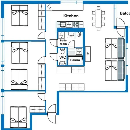 Apartamento Aura With River View, Sauna & 3 Bedrooms Rovaniemi