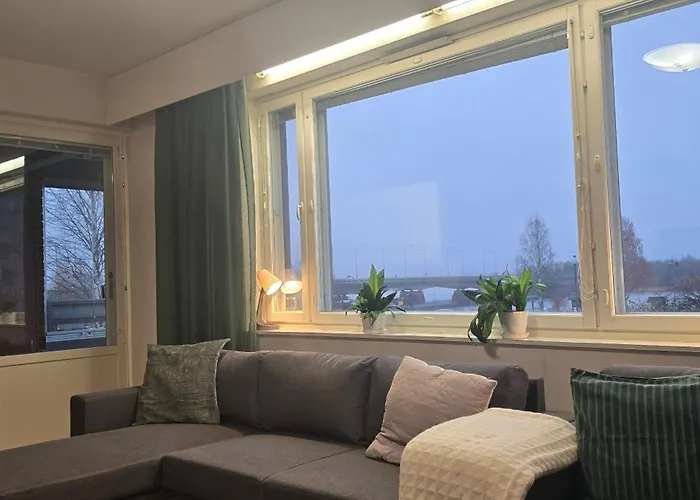 Aura With River View, Sauna & 3 Bedrooms Διαμέρισμα Ροβανιέμι